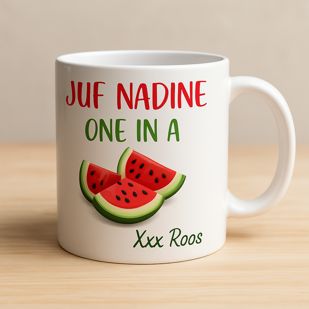 Mok "One in a Melon" (met naam)