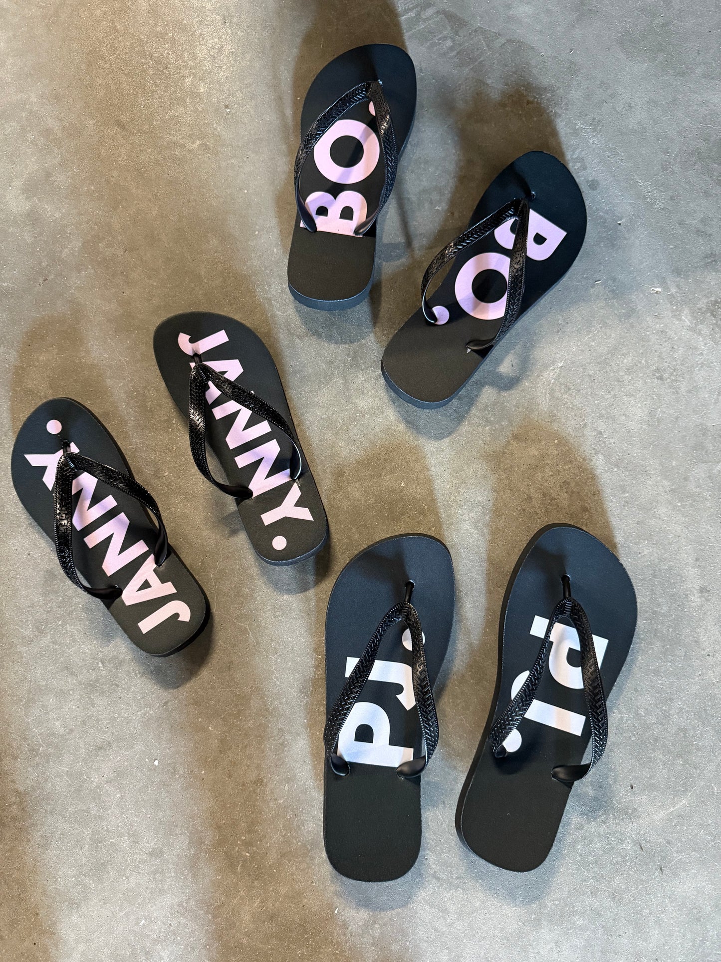 slippers met naam bedrukt gepersonaliseerd cadeau