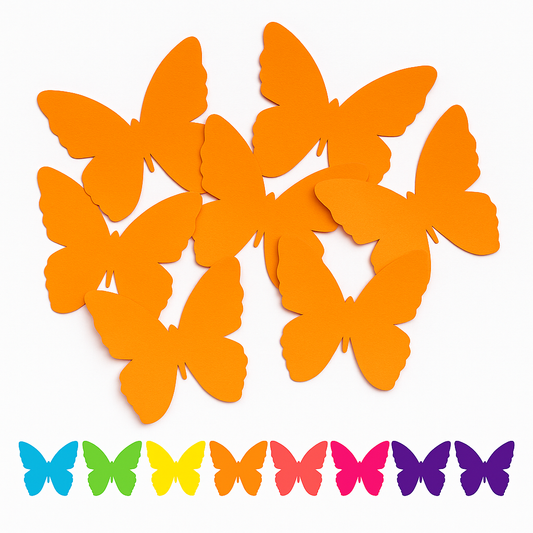 Vlinders van papier 10 stuks
