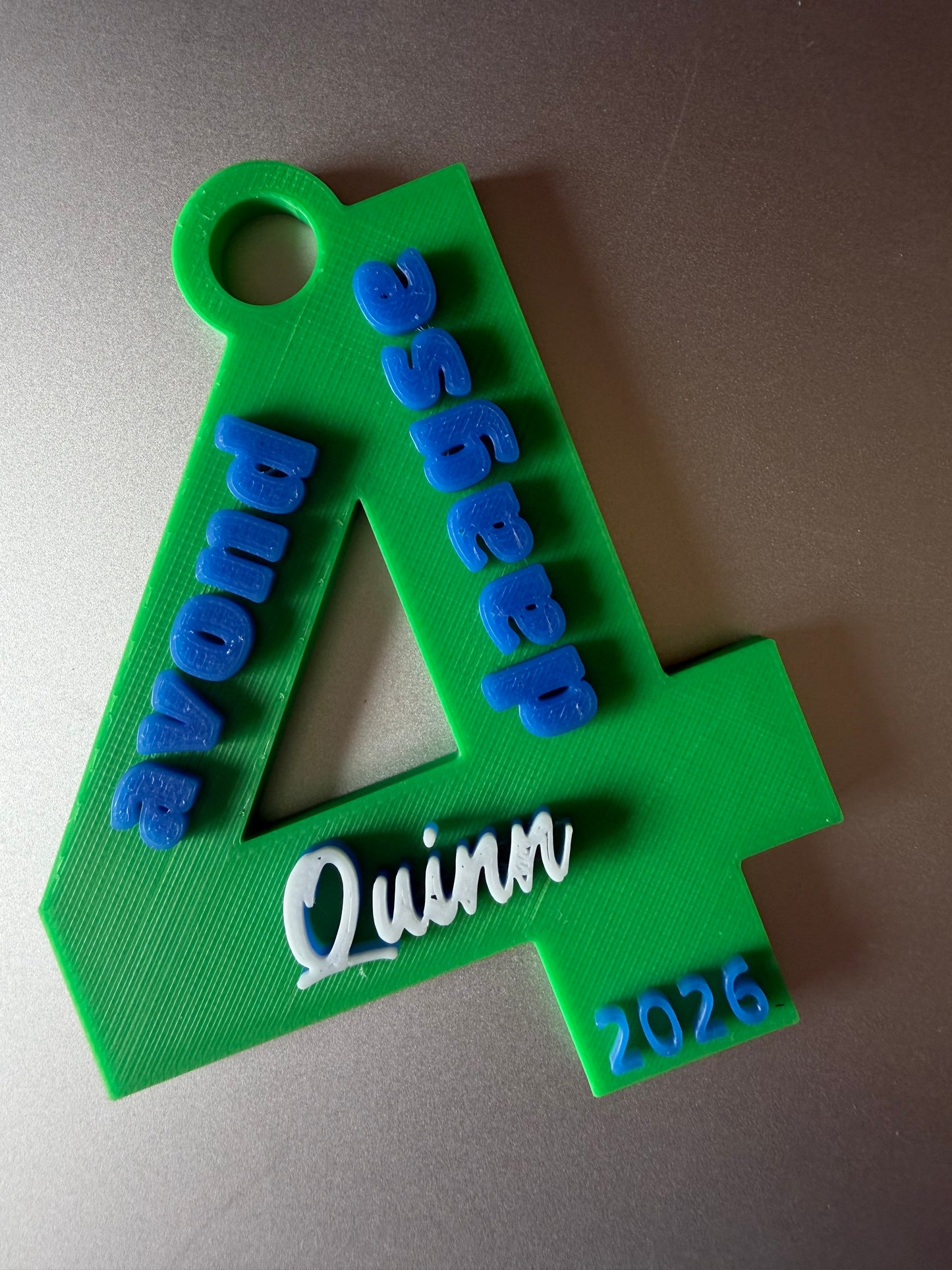 Gepersonaliseerde avondvierdaagse medaille met naam
