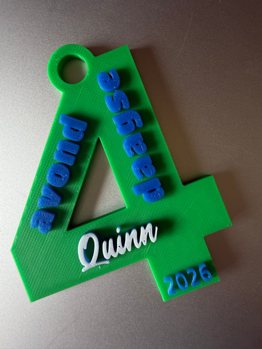 Gepersonaliseerde avondvierdaagse medaille met naam