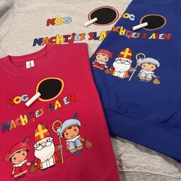 Aftelkalender Sinterklaas sweater met krijtje