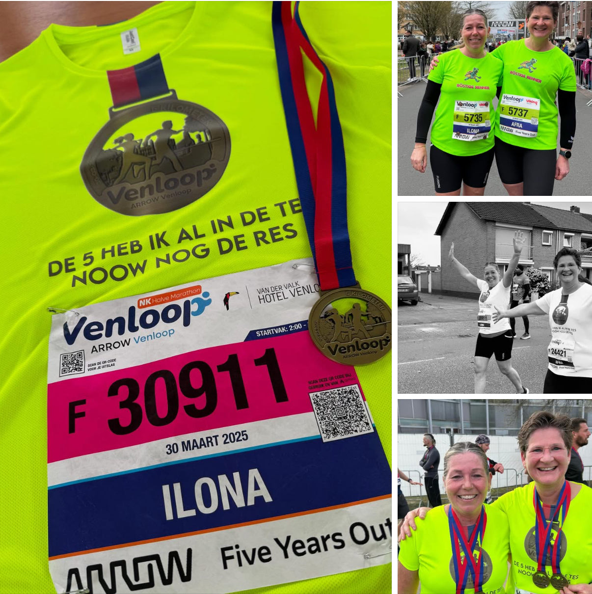sporthirts met eigen ontwerp voor de venloop